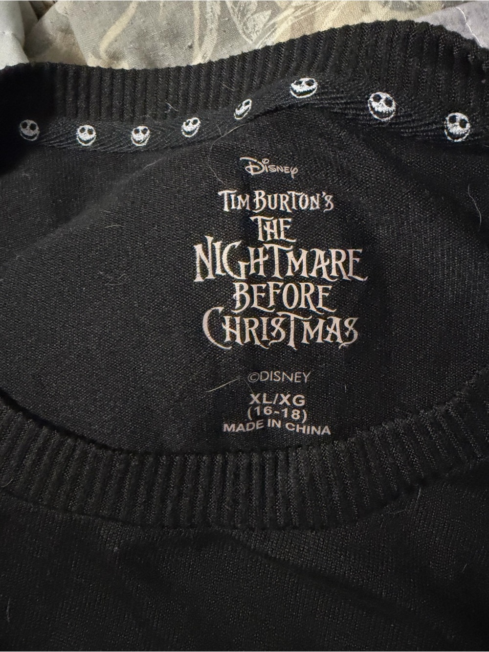 Nightmare Before Christmas sleep shirt